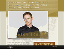 Tablet Screenshot of jasonfowler.ca